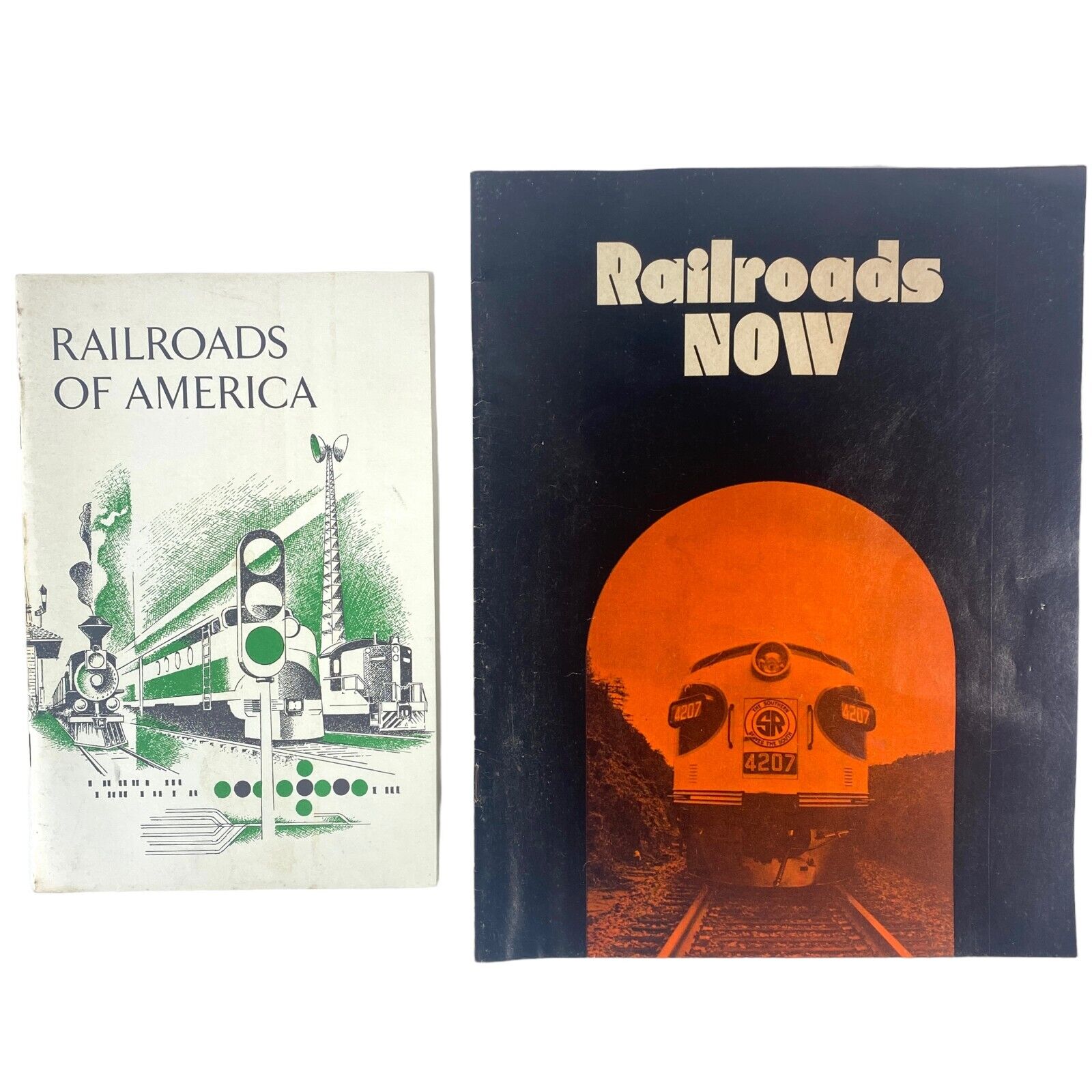 Railroads Of America Booklet + Railroads NOW Magazine 1970 AAR Ephemera