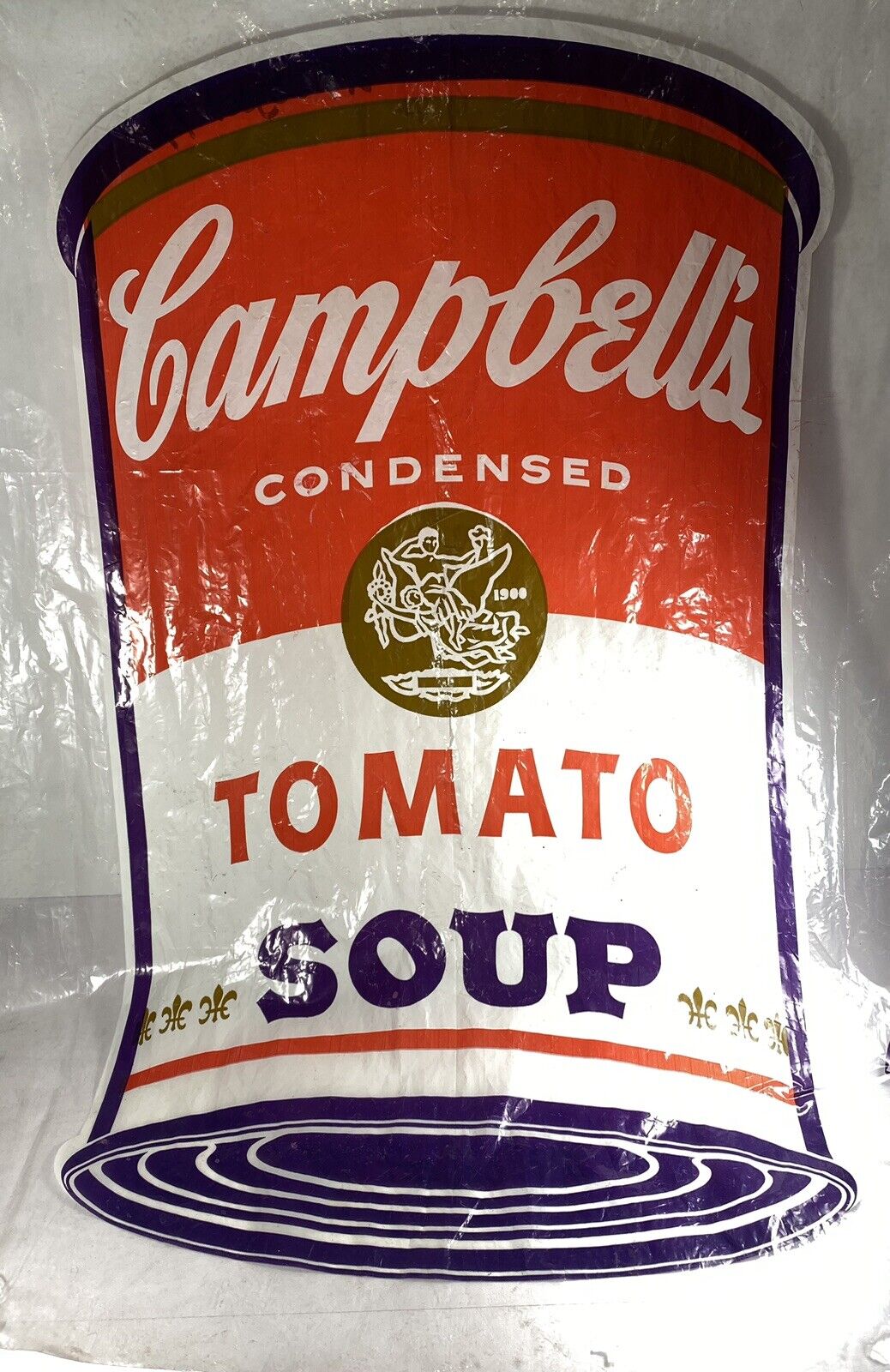 RARE Vintage Campbell’s Soup Kite 1969 Remco Patent Pending 30” By 36”