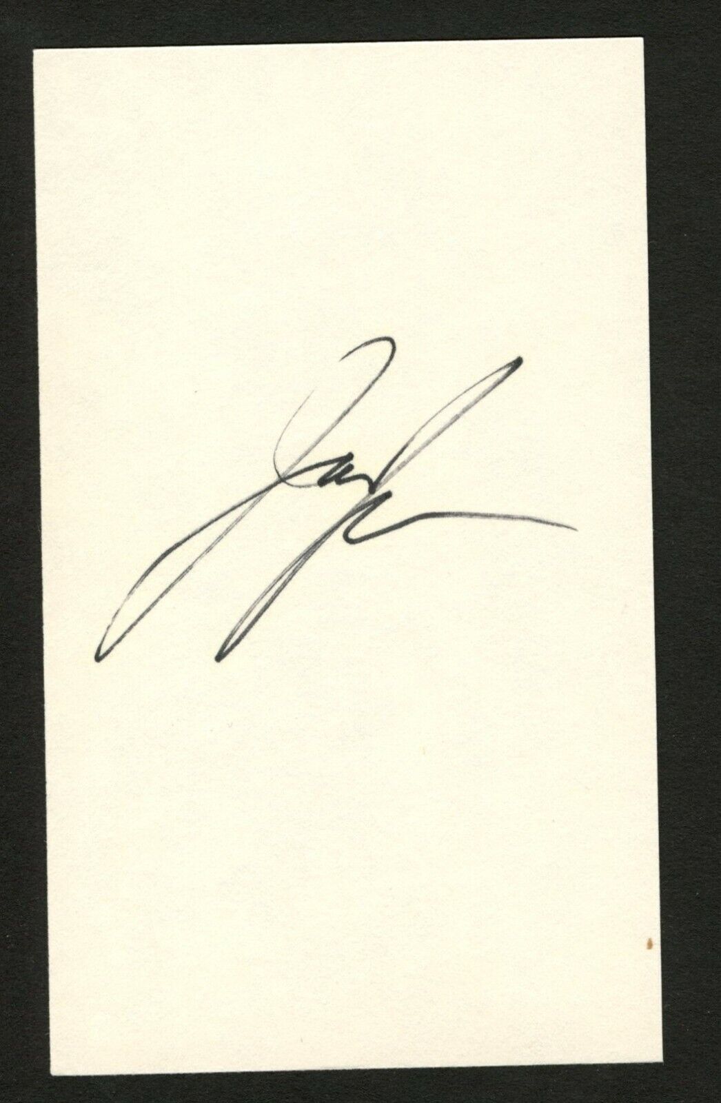 Jack Jones signed autograph auto 3x5 index card American Jazz & Pop Singer C319