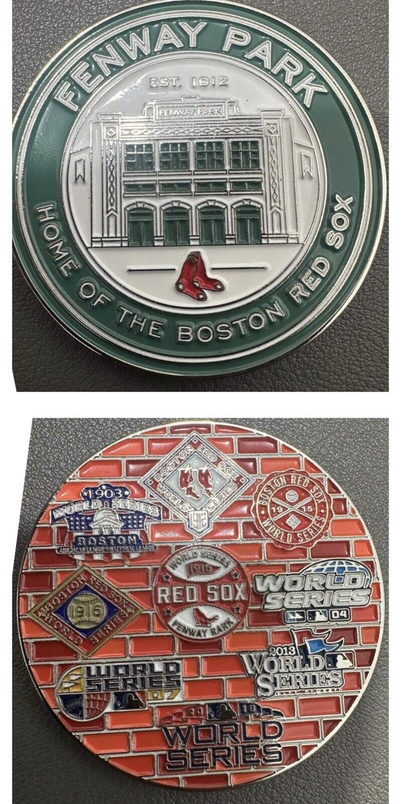 Fenway Park Championships Challenge coin