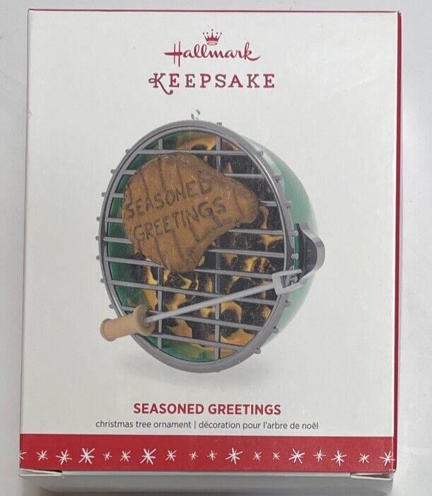 2016 Hallmark Keepsake Ornament -Seasoned Greetings - Steak on Backyard Grill