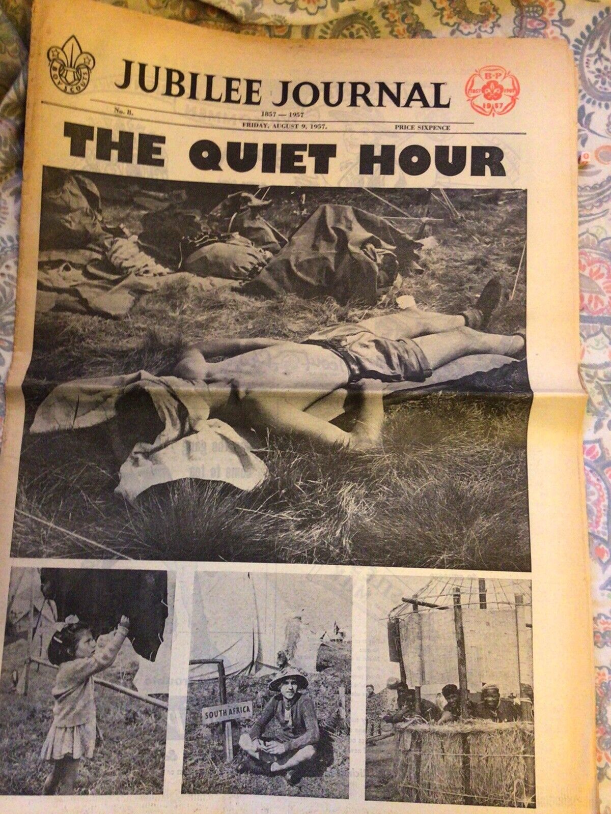 Very Rare Scouts Magazine Newspaper, 1957 AUG 9th , Jubilee Journal