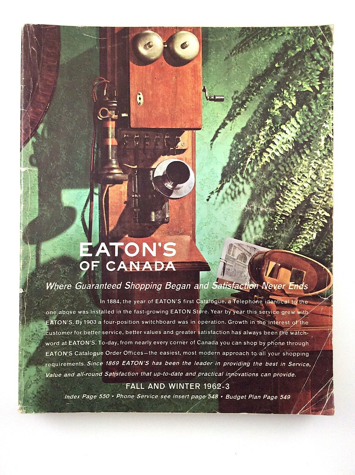 Vintage 1962 1962 Eaton Canada Fall Winter Color and Black White Catalog K479