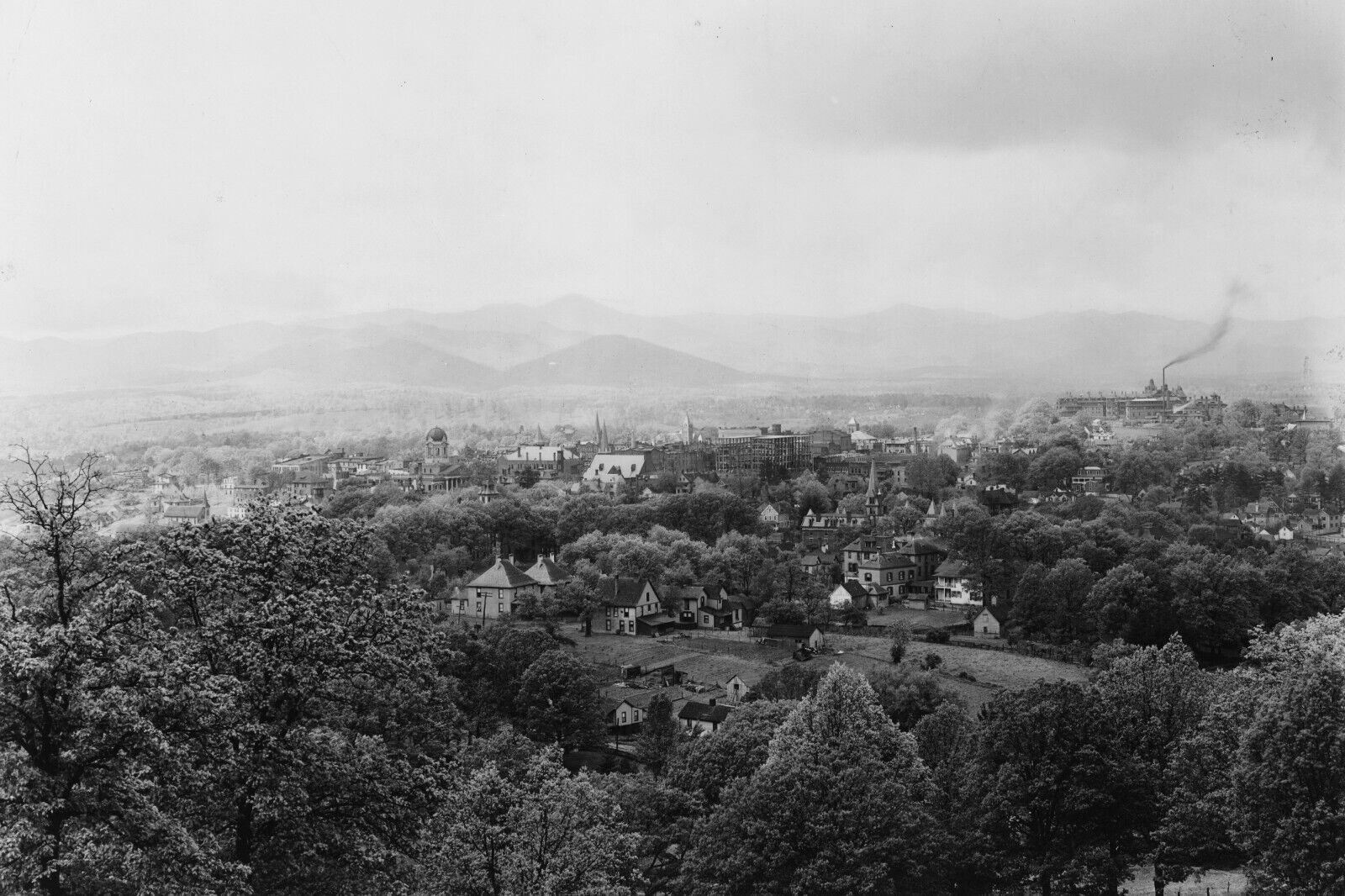 Old 4X6 Photo, 1908 Bird's-eye view of Asheville, North Carolina 99471621