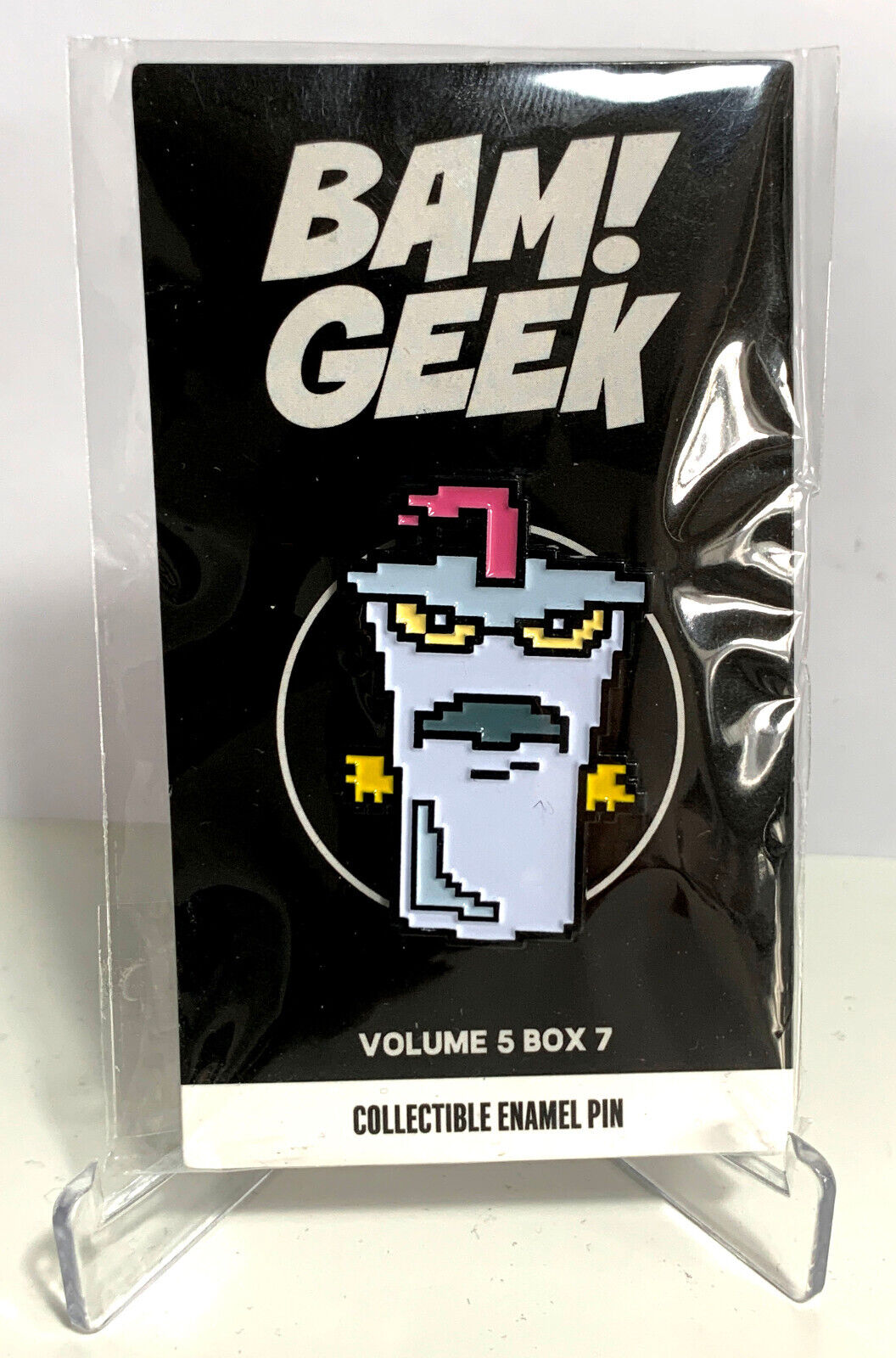 Bam box exclusive Aqua Teen Hunger Force Master Shake Pixel Art Bam Box Pin