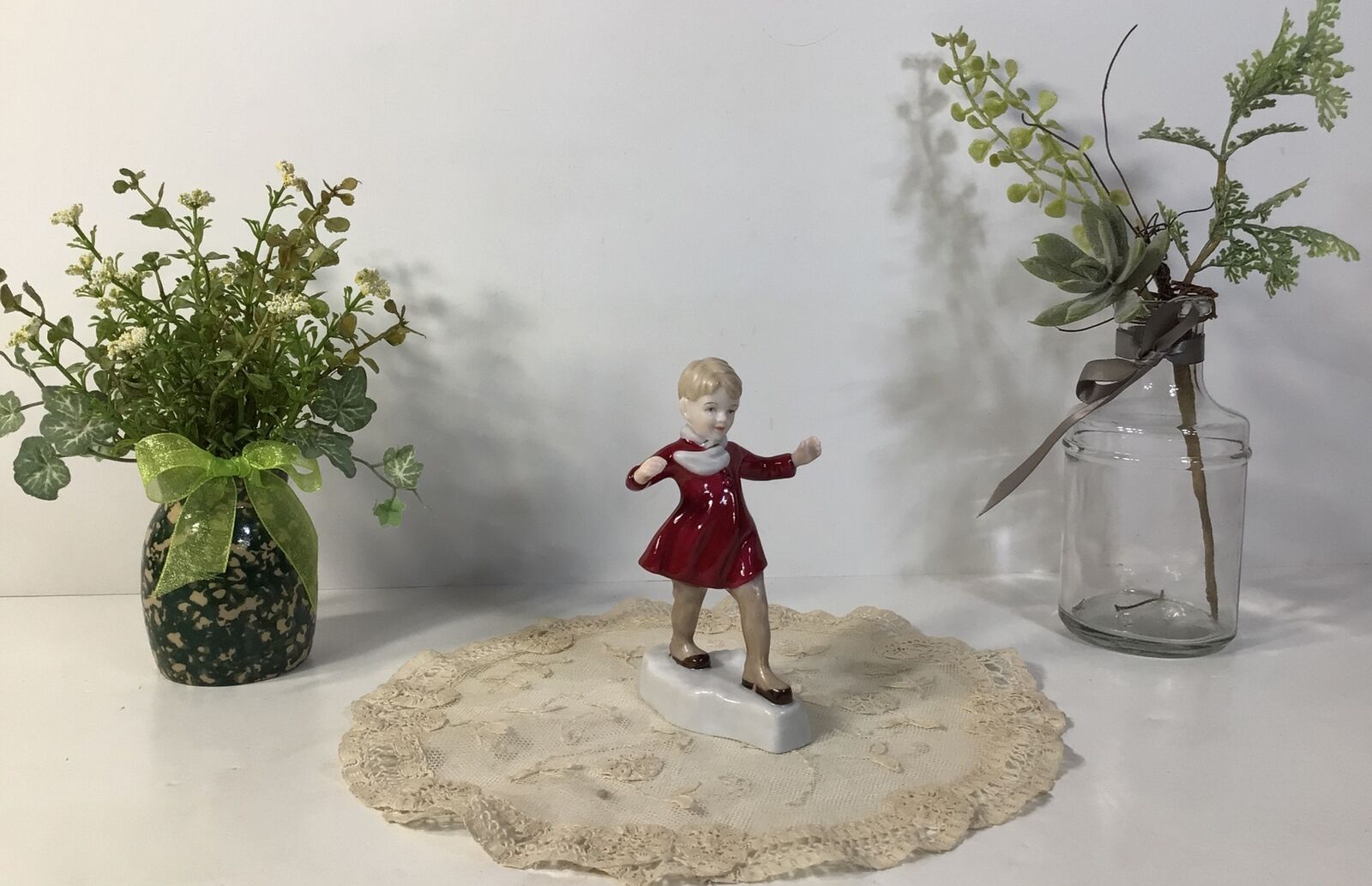 Royal Worcester Months Of The Year “JANUARY “ Girl Skating Figurine~2005~FREE SH