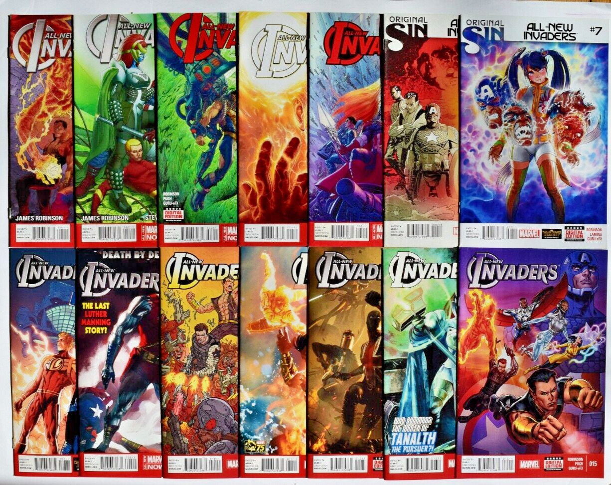 ALL NEW INVADERS (2013) 14 ISSUE COMIC RUN#1-13,15 MARVEL COMICS