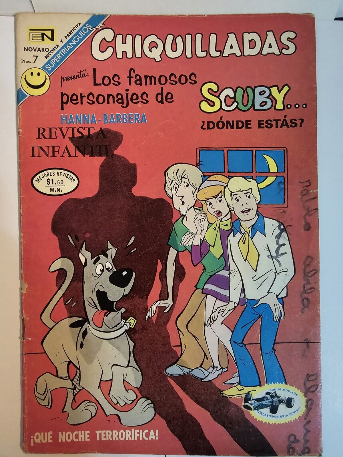 Scooby Doo #1 Novaro Gold Key Mexican Mexico Spanish edition Very Rare Grail