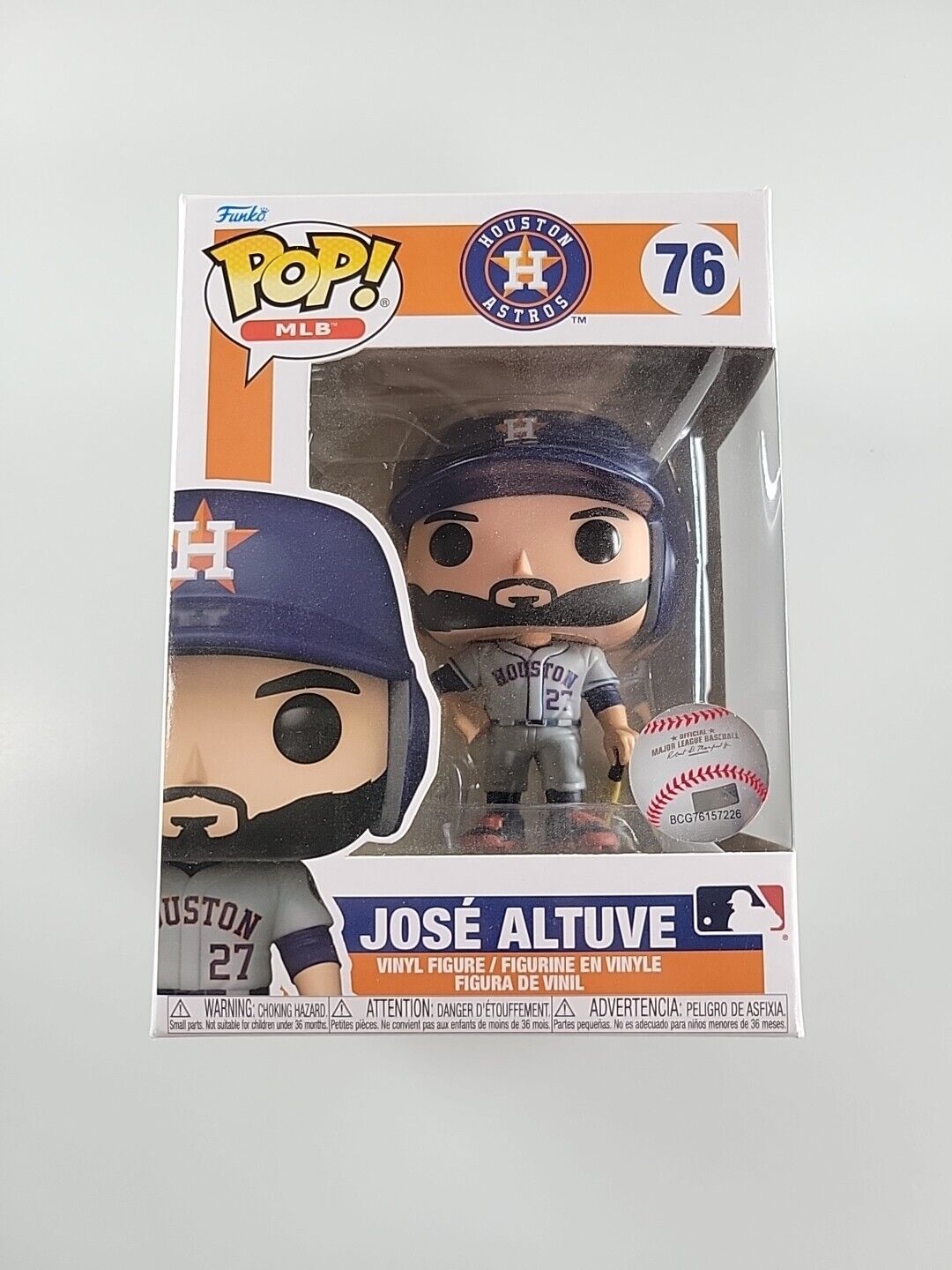 Funko POP Jose Altuve (Houston Astros) MLB Series 5 Vinyl Damaged Box 