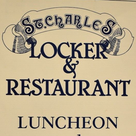 Vintage 1970s St Charles Locker & Restaurant Luncheon Menu South Lake Missouri