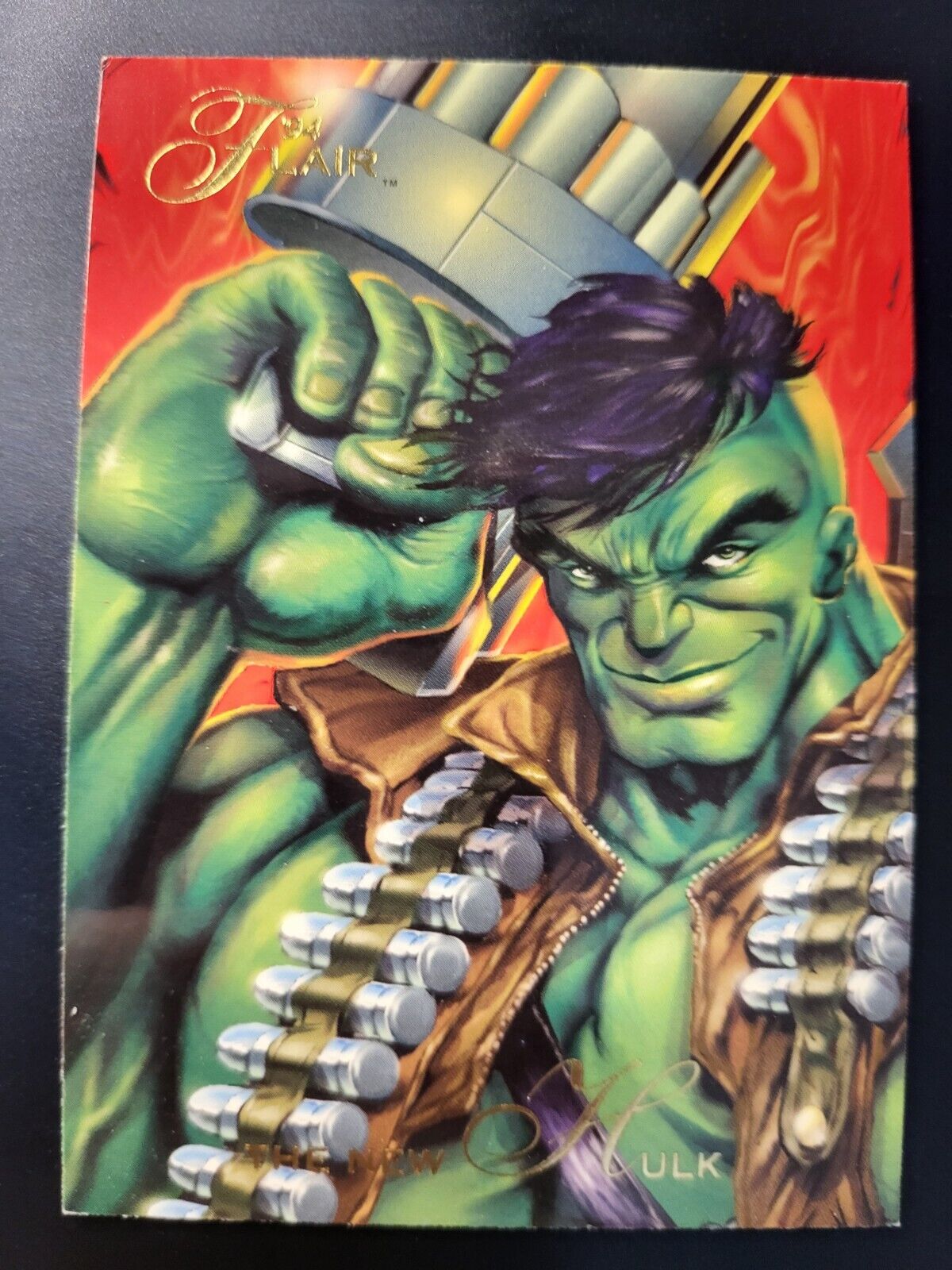 1994 Fleer Flair Marvel Comics New Hulk Reborn #77