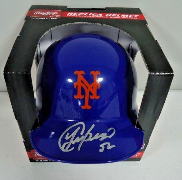 Yoenis Cespedes New York Mets Signed Autographed Mini Helmet
