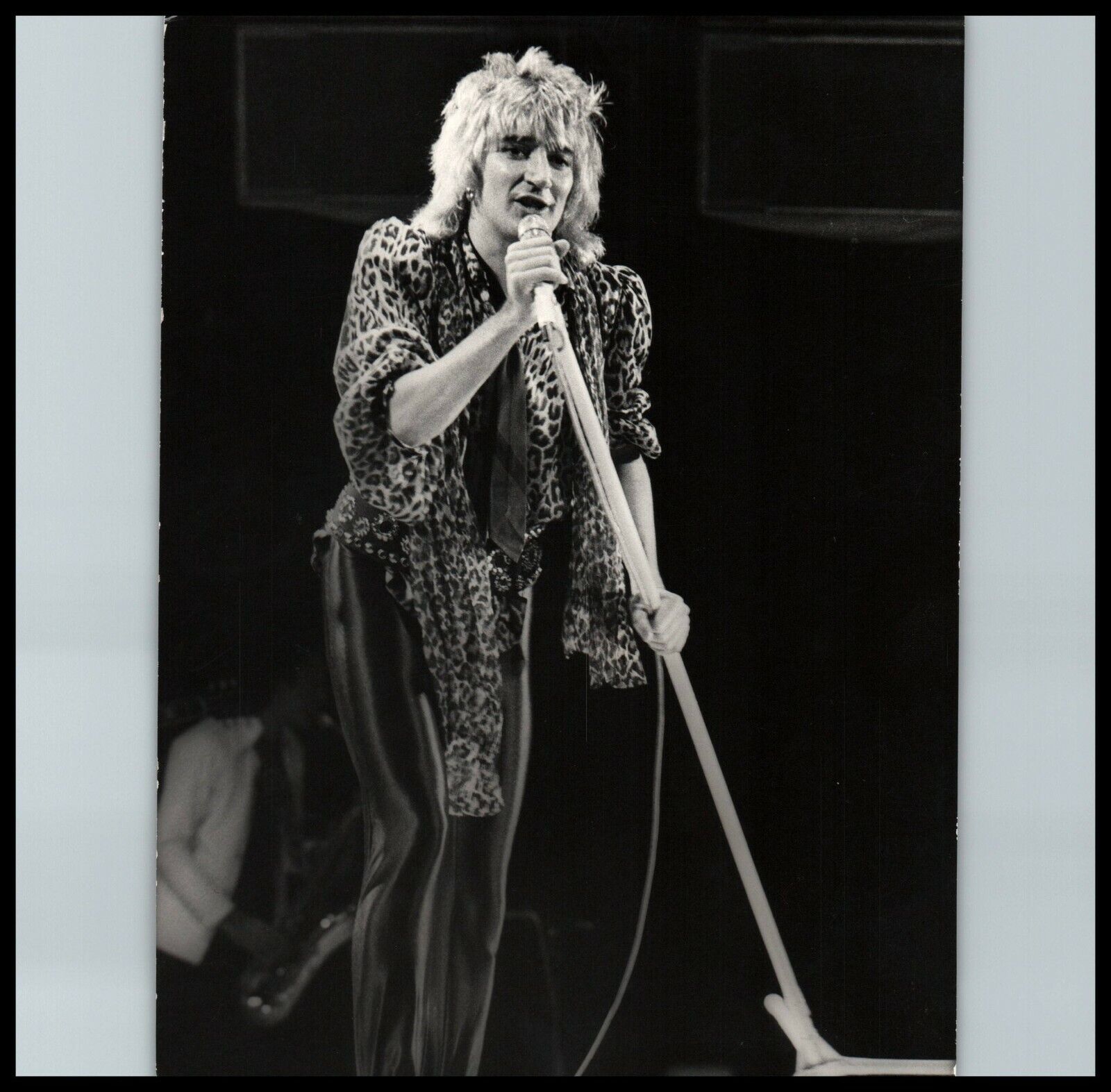 1980s ROD STEWART ROCK STAR STING PORTRAIT KEYSTONE ORIG VINTAGE PHOTO 147