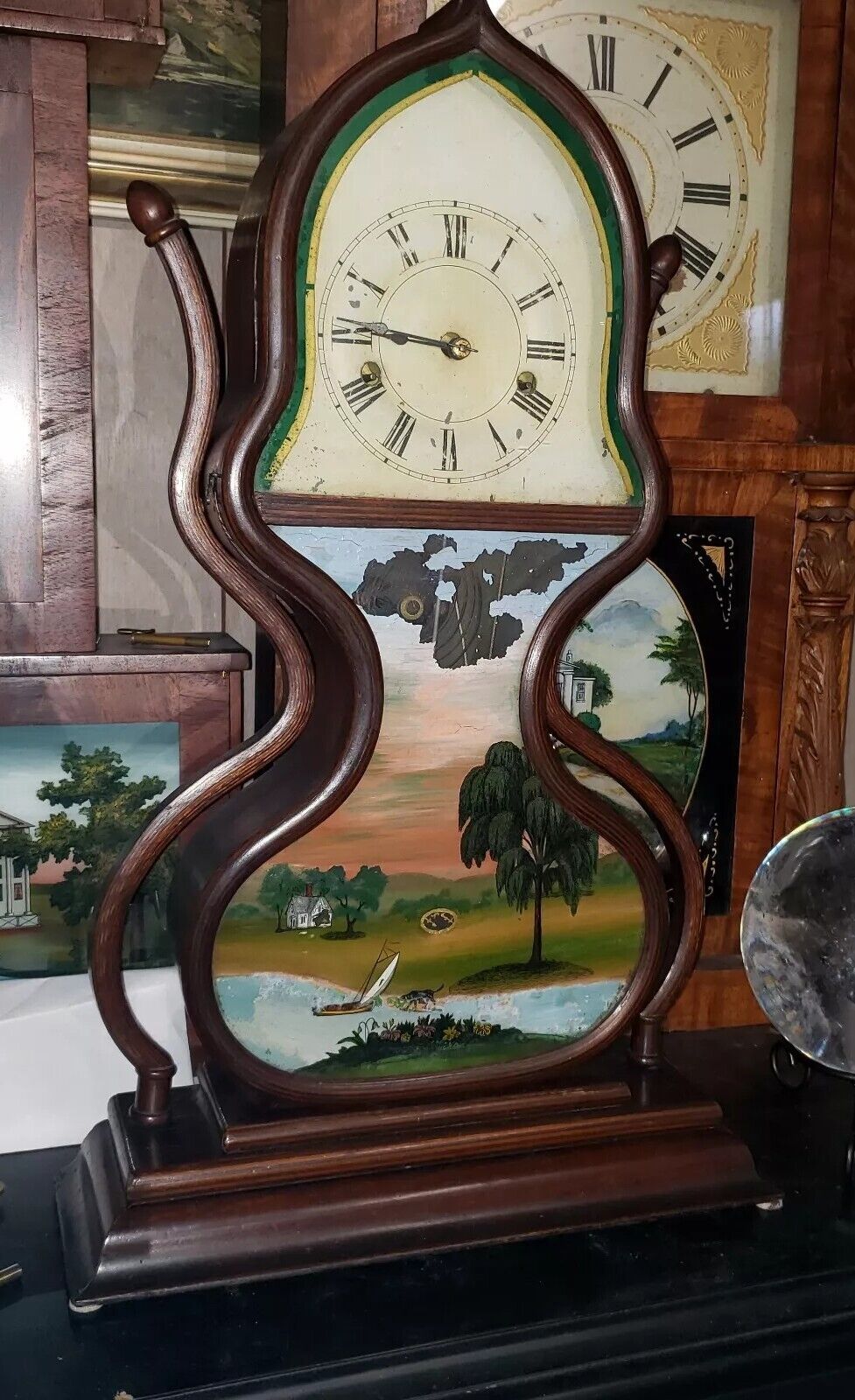 Antique Acorn Clock