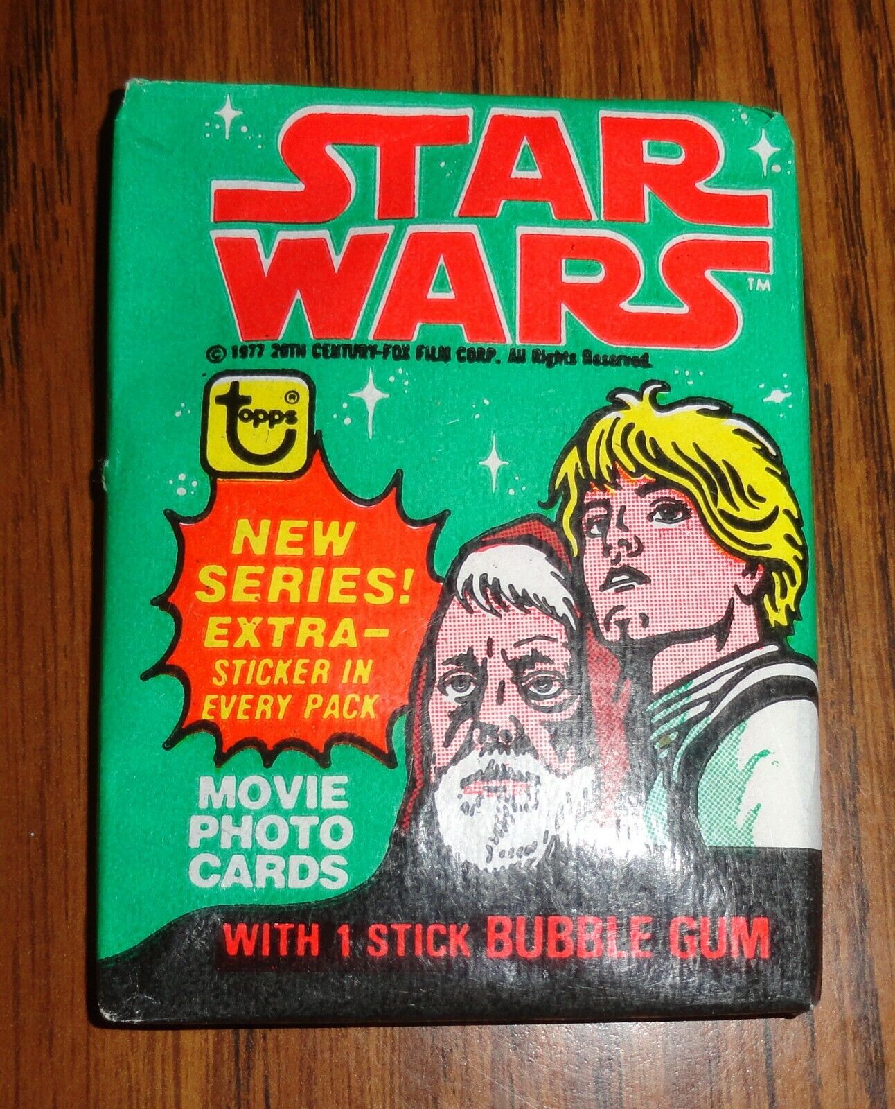 1977 / 78 TOPPS STAR WARS SERIES 4 UNOPENED SEALED WAX PACK SEE PHOTOS