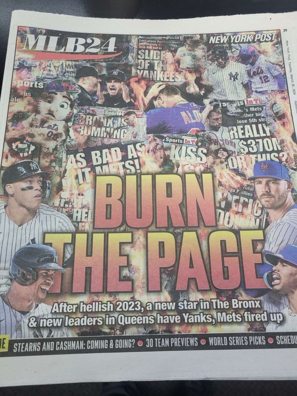 YANKEES METS FIRED UP AARON JUDGE PETE ALONSO MLB SEASON PREVIEW NY POST 2024