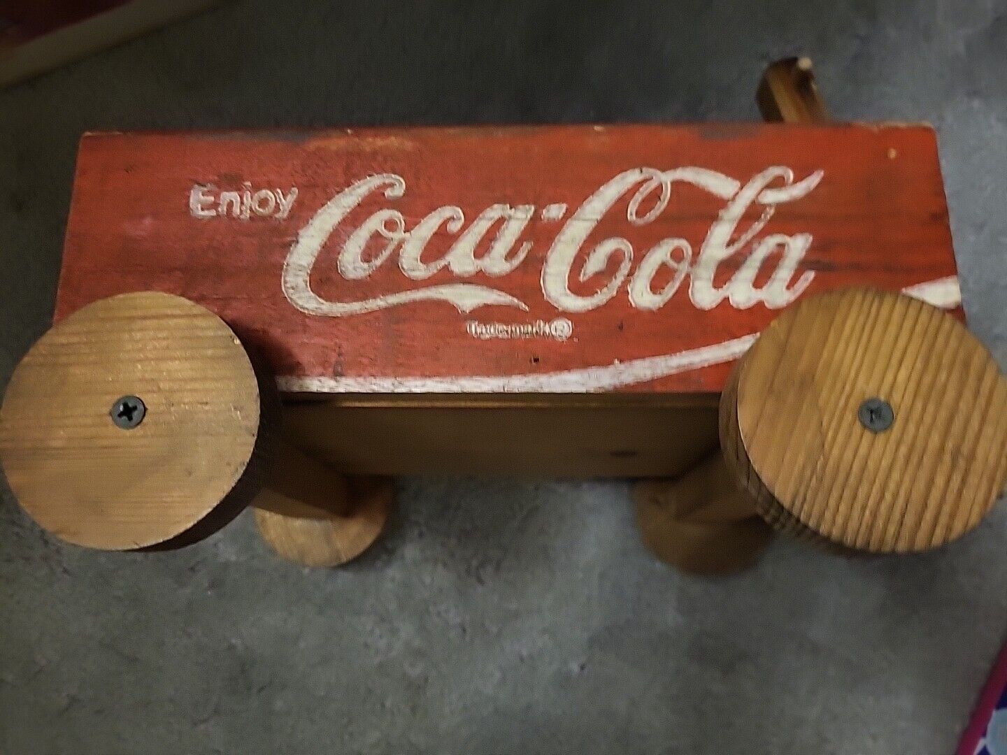 Nrw Coca-cola Wooden Wagon