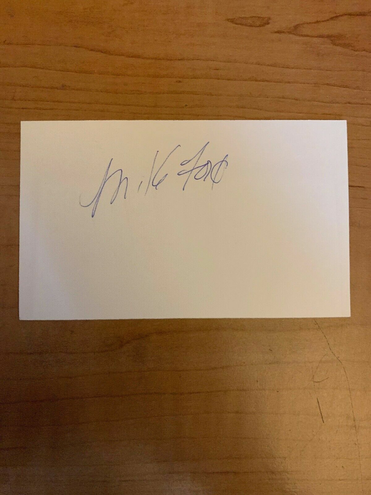 MIKE FORD - HOCKEY - AUTHENTIC AUTOGRAPH SIGNED- B4788