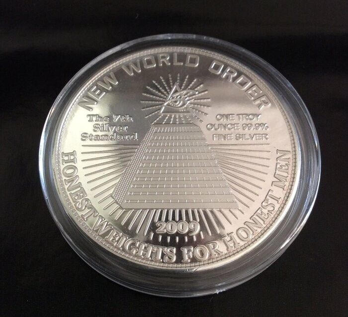 2009 New World Order 1oz Silver Coin