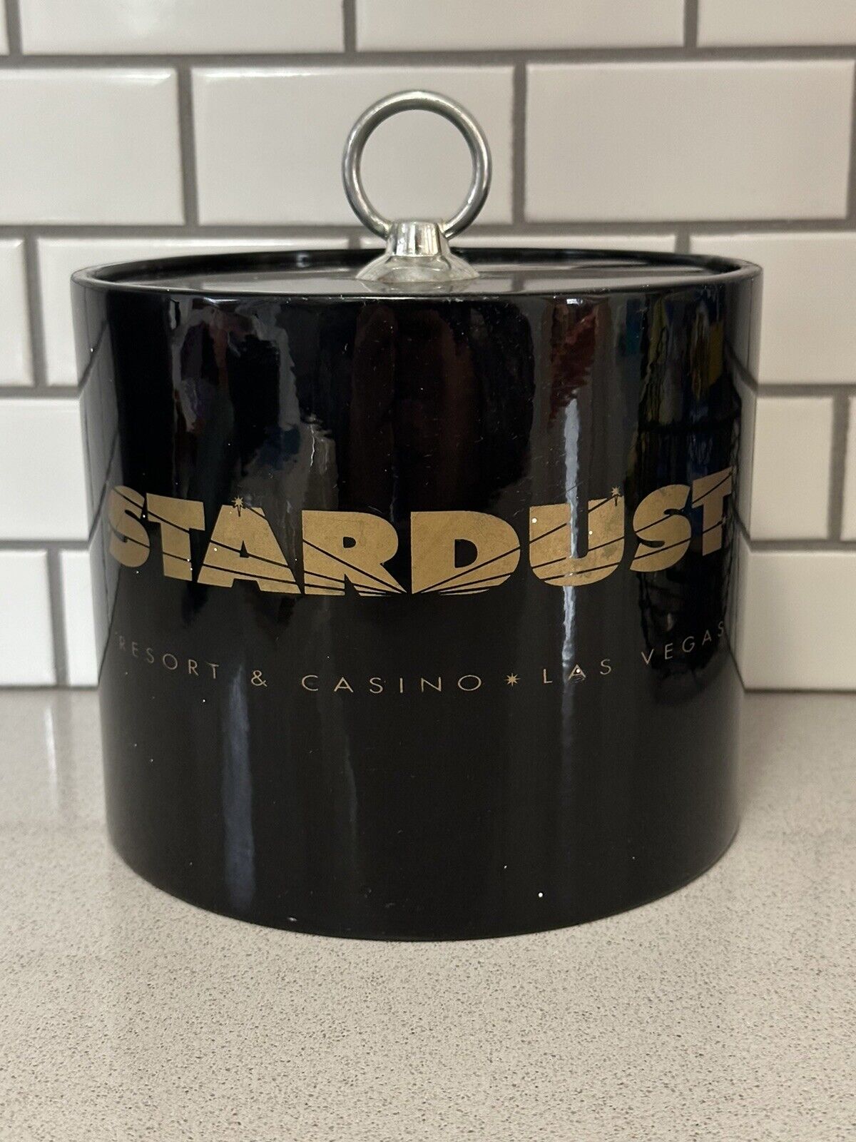 5.5” Stardust Resort Casino Ice Bucket Vintage Hotel Las Vegas Memorabilia