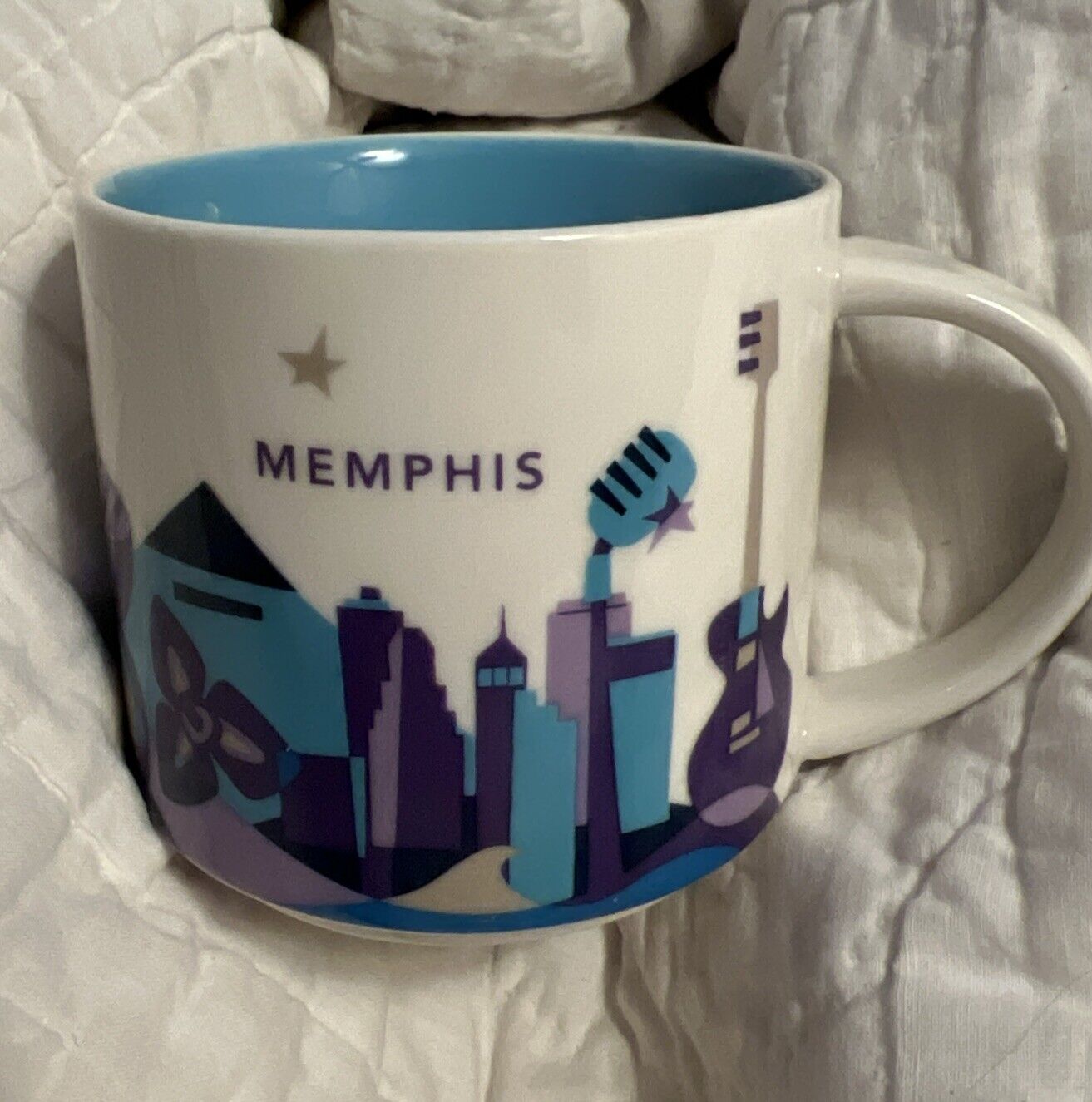 Starbucks Coffee Mug “You are Here” Collection 2013 Memphis 14oz UNUSED
