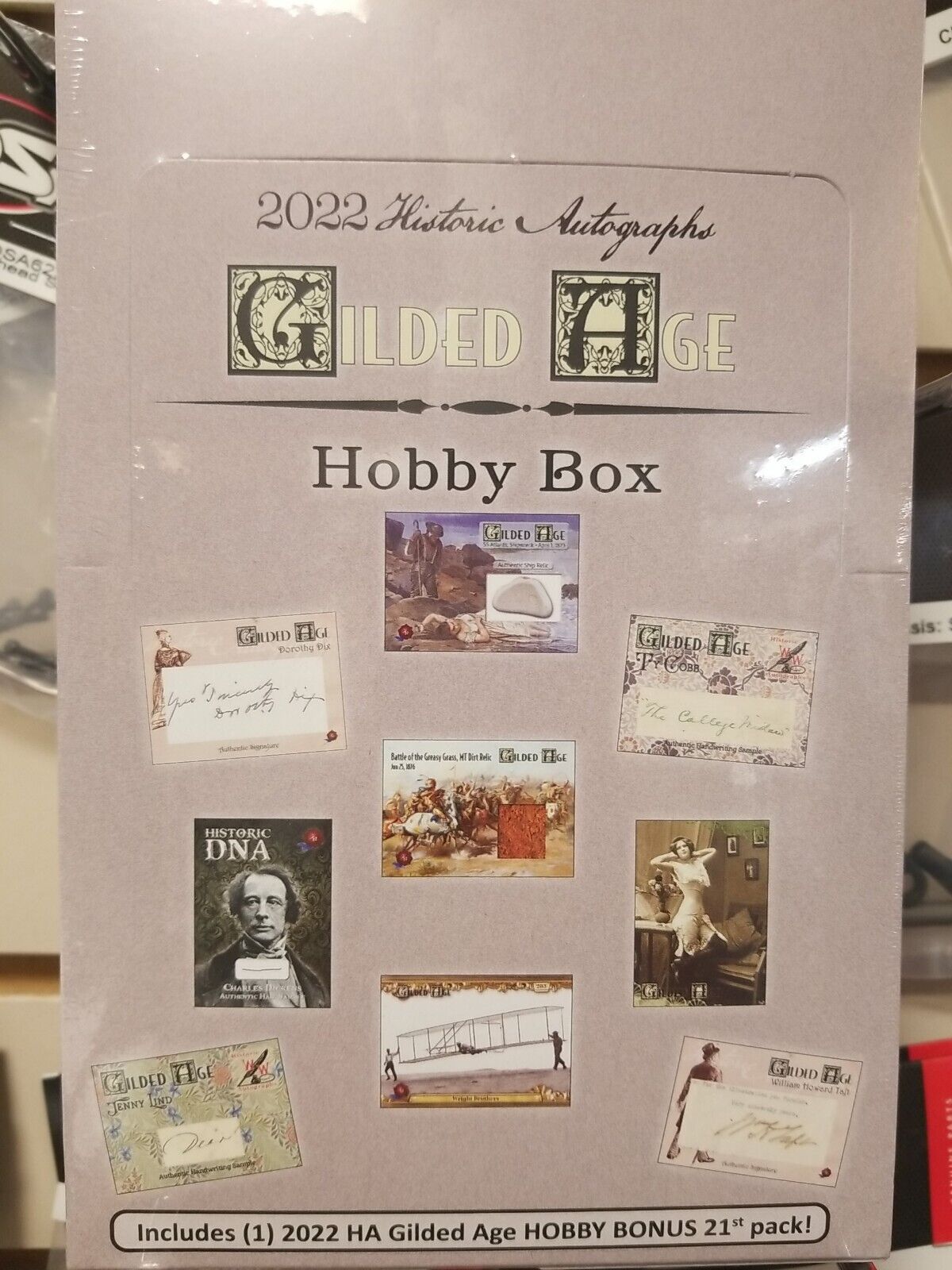 2022 HISTORIC AUTOGRAPHS GILDED AGE HOBBY BOX 20 Packs 200 Cards Factory Sealed 