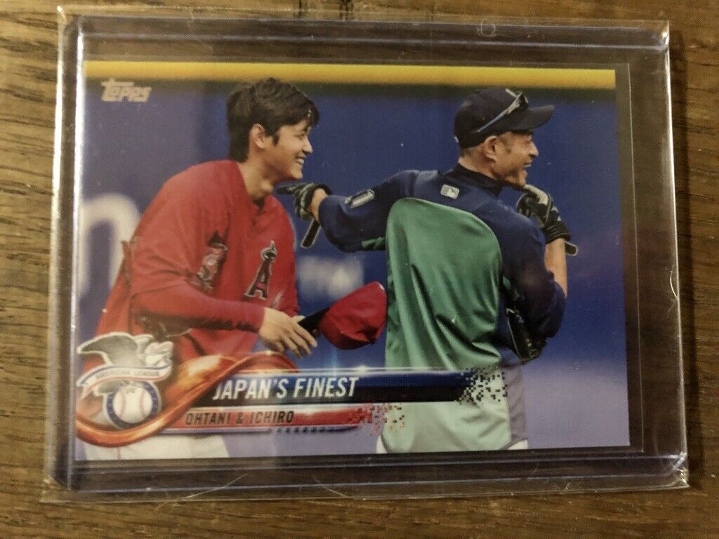 F/S  At the first meeting of Ichiro and Shohei It is Jananese Baseball card. F/S