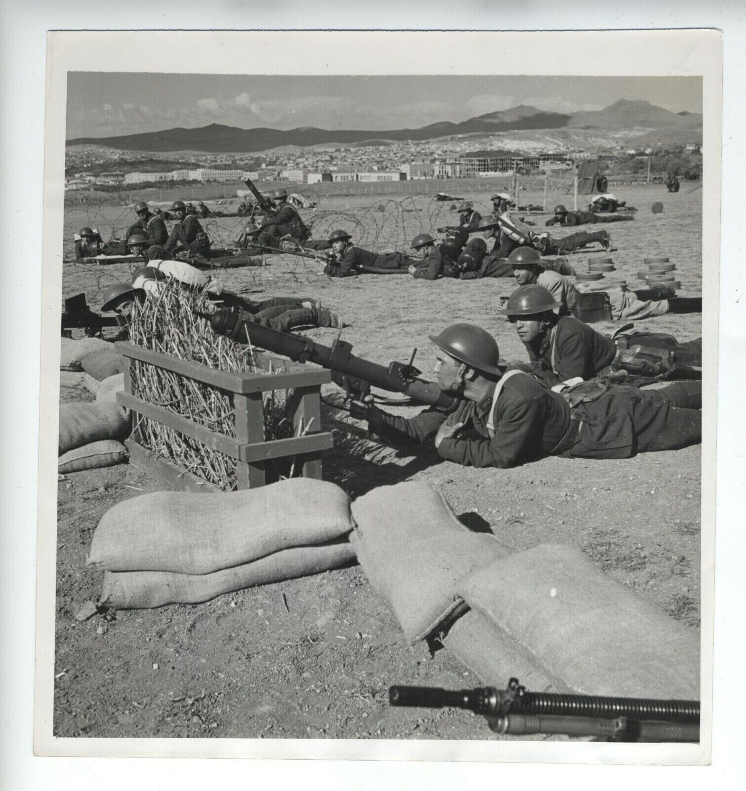 1947 ORIGINAL ANKARA TURKEY HARP OKULU ARMY WEST POINT PHOTO VINTAGE MILITARY
