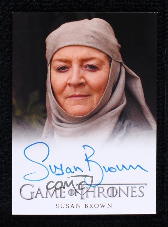 2013 Game of Thrones Season 2 Full-Bleed Susan Brown Septa Mordane as Auto 1no