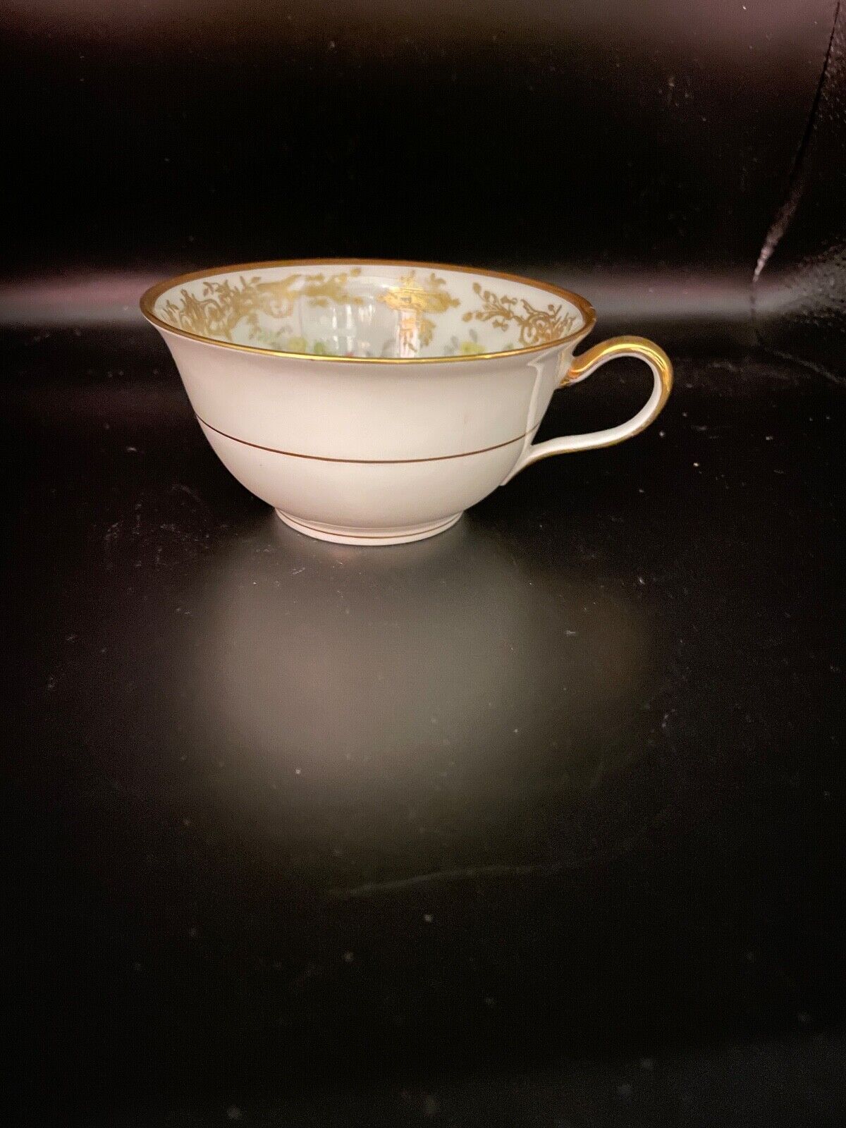 Rare Antique C. Ahrenfeldt  Patented Cup, Very Fine translucent china