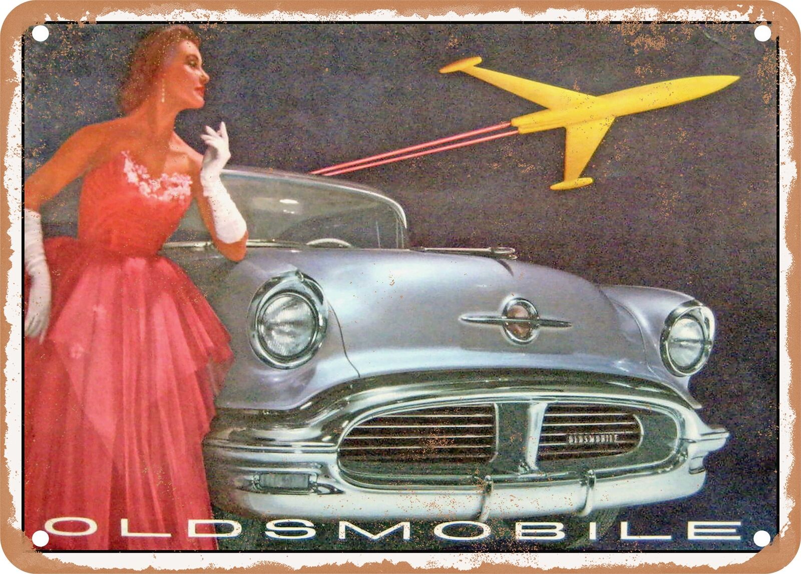 METAL SIGN - 1956 Oldsmobile Vintage Ad