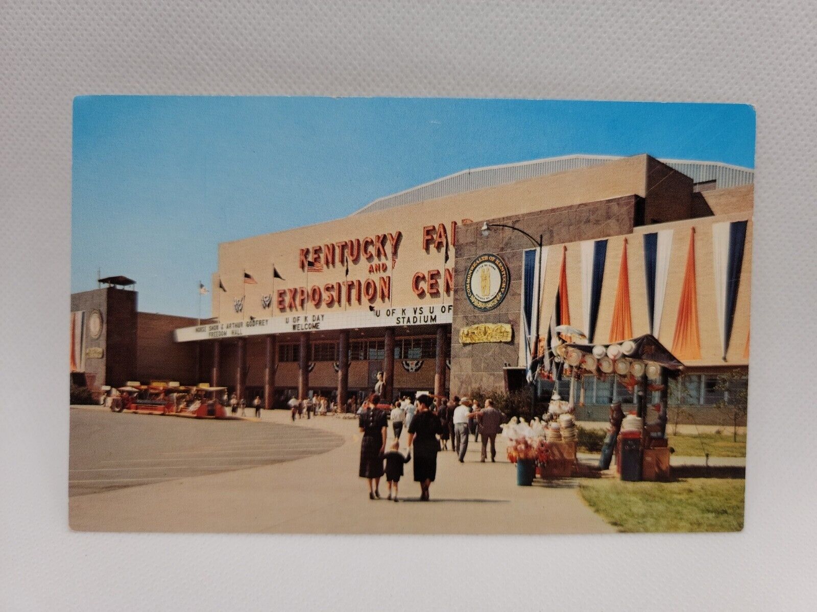 Vintage Postcard Kentucky State Fair Exposition Center Freedom Hall Louisville 