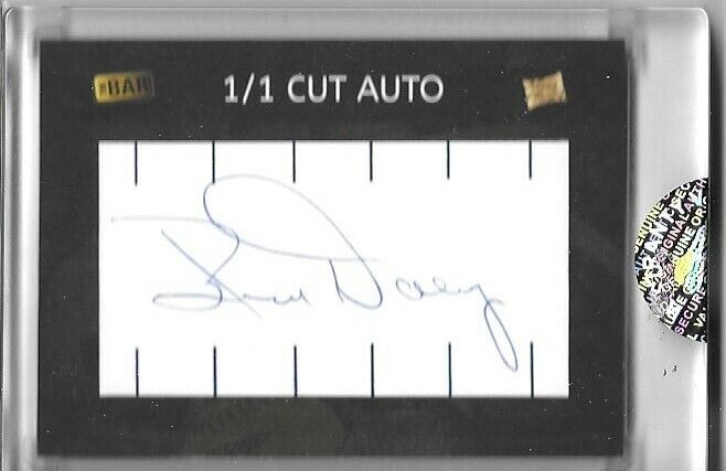  The Bar, NY Yankee Pitcher Bud Daley 1of1 Cut Signature PSA Cert. # J94898