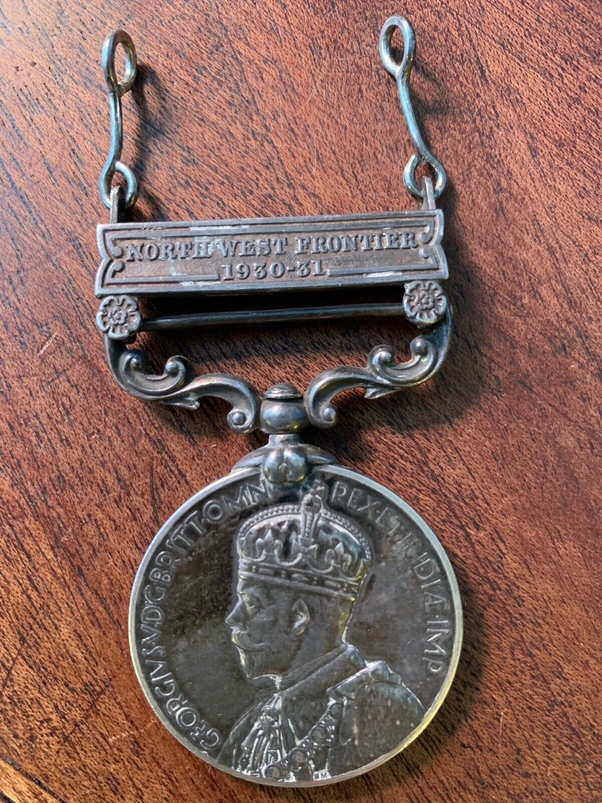 vtg British India General Service Medal 1930 Northwest Frontier antique RAF war