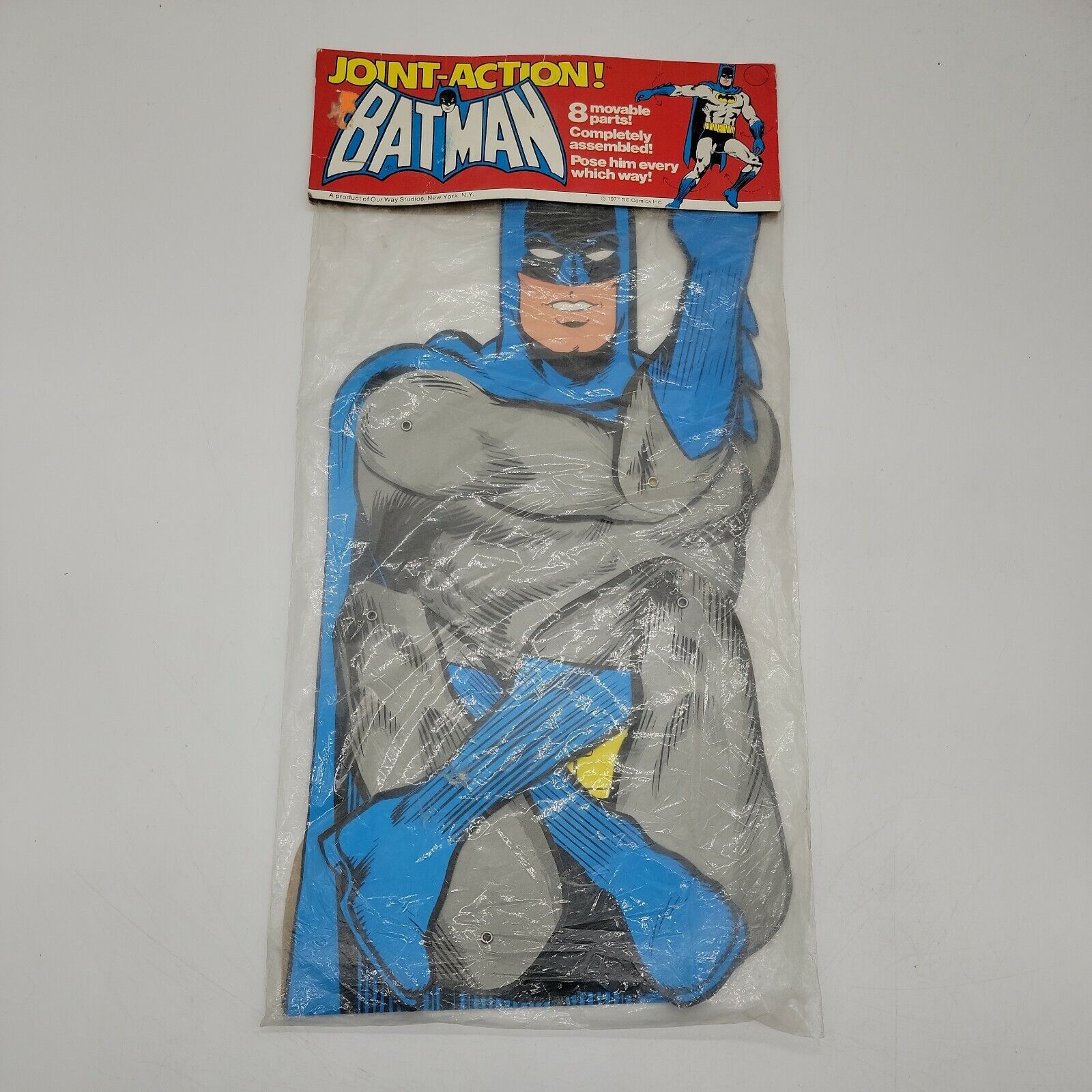 Vintage 1977 DC Joint Action Batman Cutout NIB