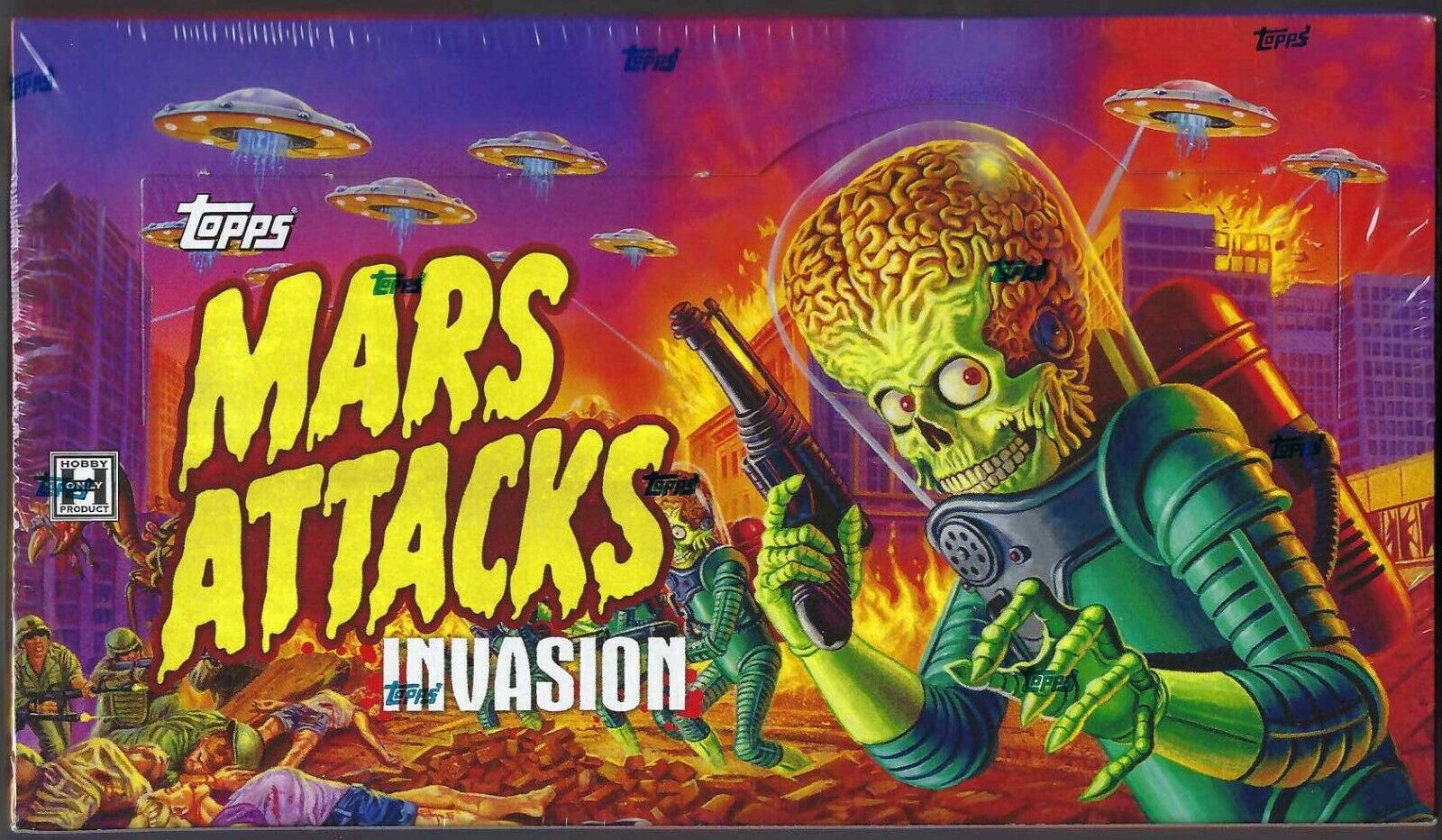 Mars Attacks Invasion Box  2013 Topps  New Sealed  2 HITS PER BOX + OTHER CHASE