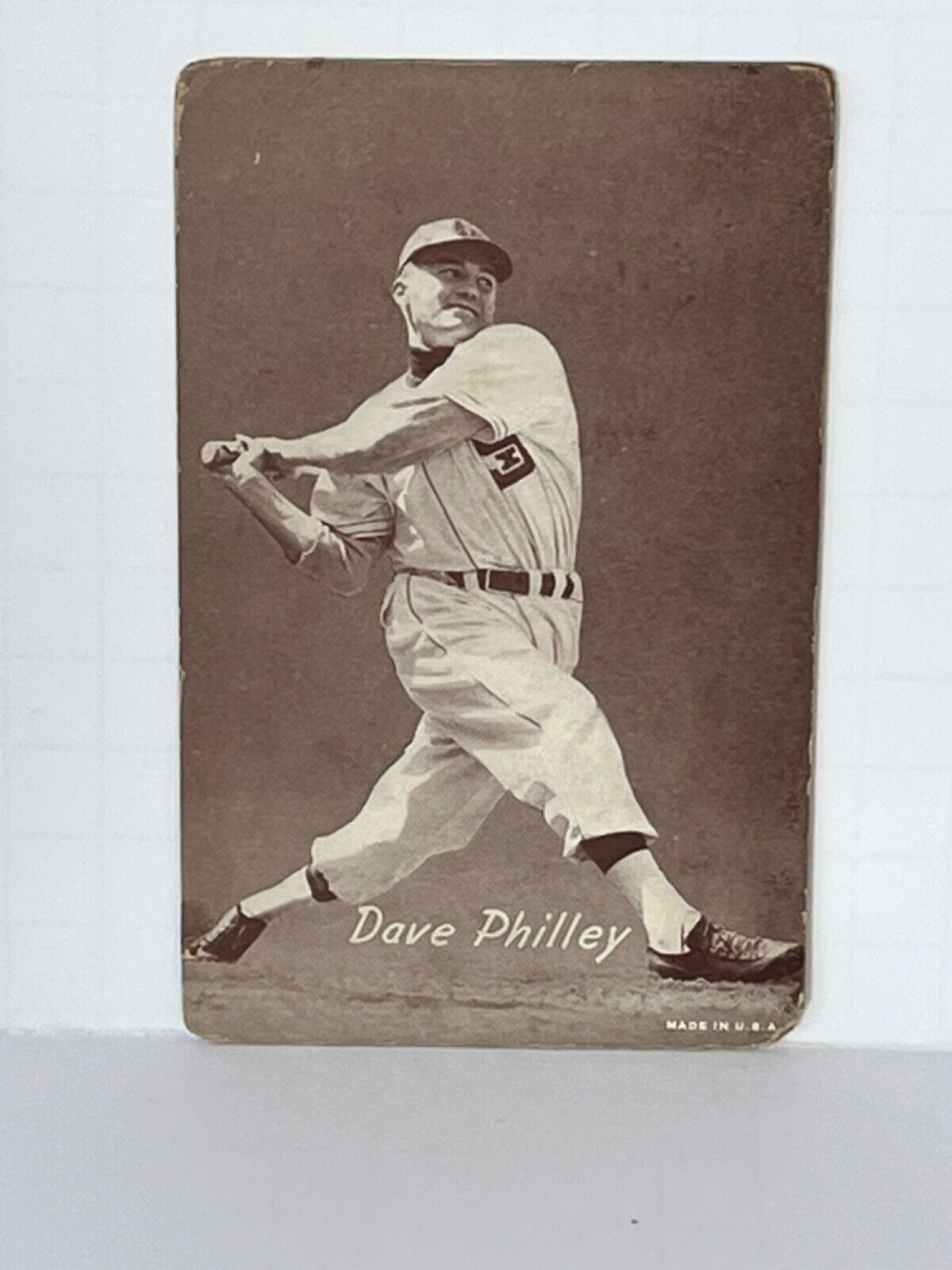 Baseball Exhibit Card Dave Philley A23