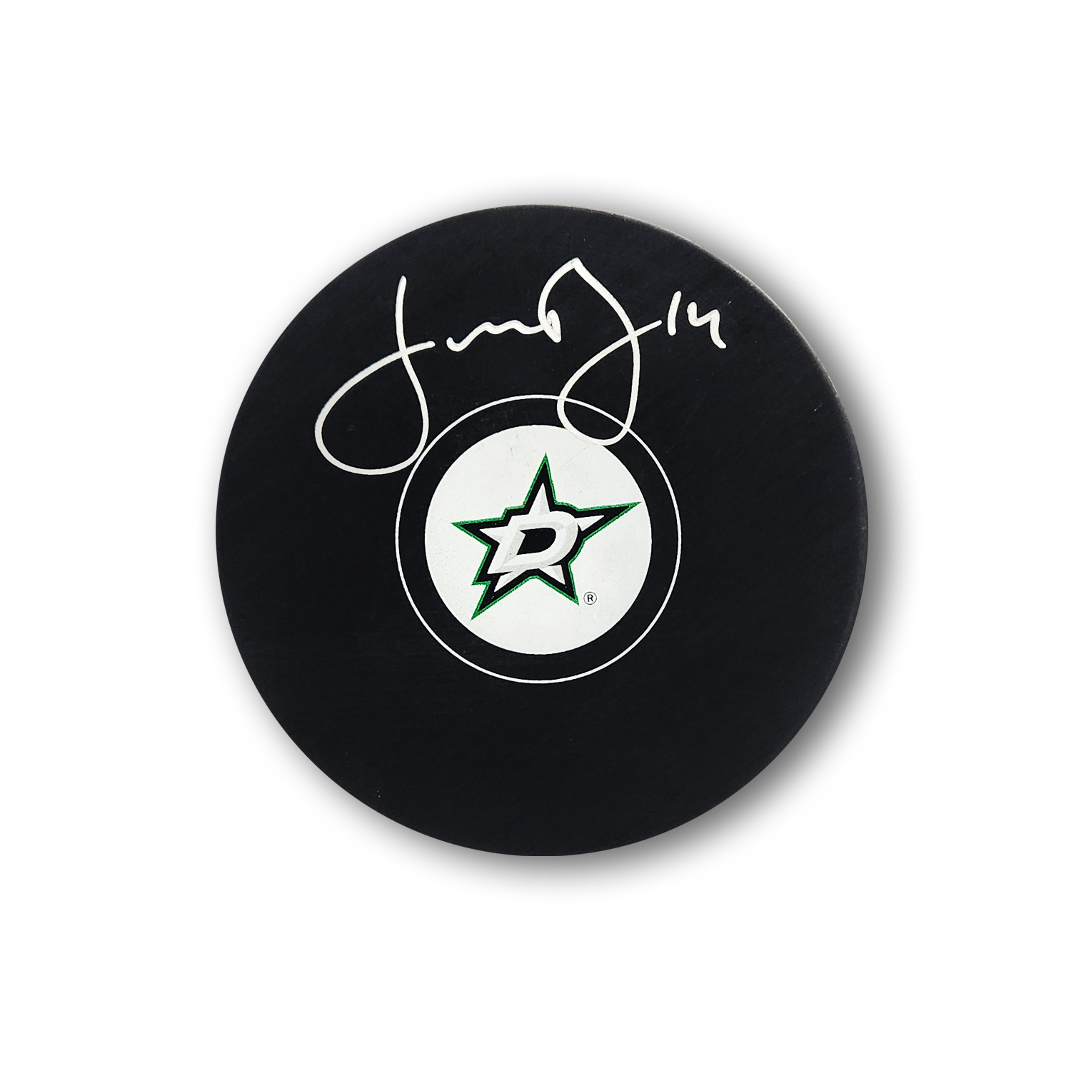 Jamie Benn Autographed Dallas Stars Hockey Puck