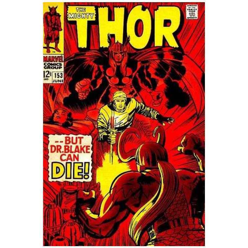 Thor (1966 series) #153 in Near Mint minus condition. Marvel comics [o;