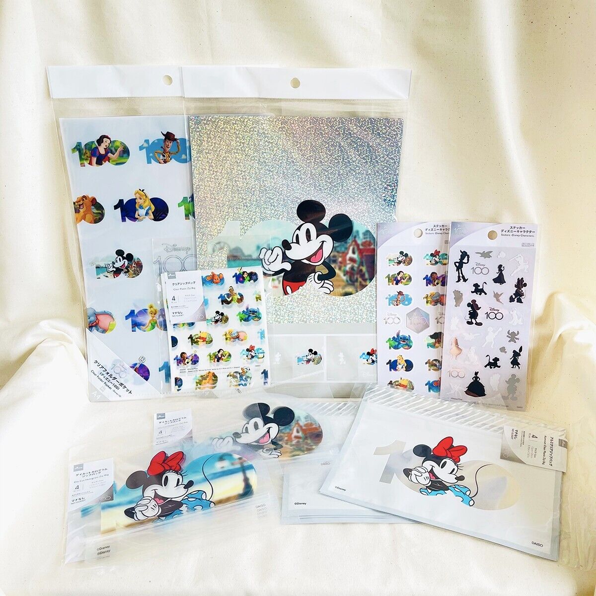 Disney 100th anniversary Micky Daiso Japan Bundle Japan limited 