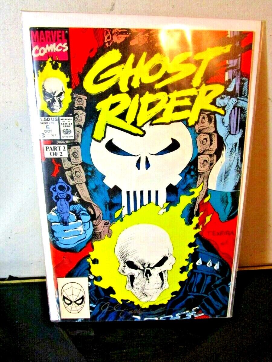 Ghost Rider #6 MARVEL Signed Autographed By Mark Texeira BAGGED BOARDED