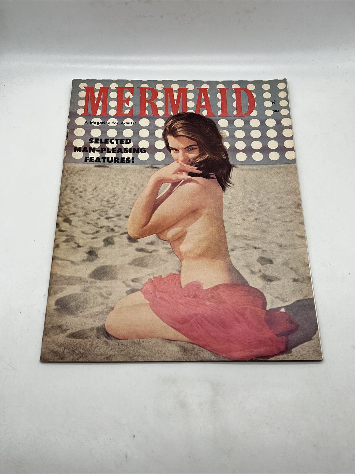Vintage 1958 Mermaid Magazine Pin Up Adult Vintage Nude Magazine R