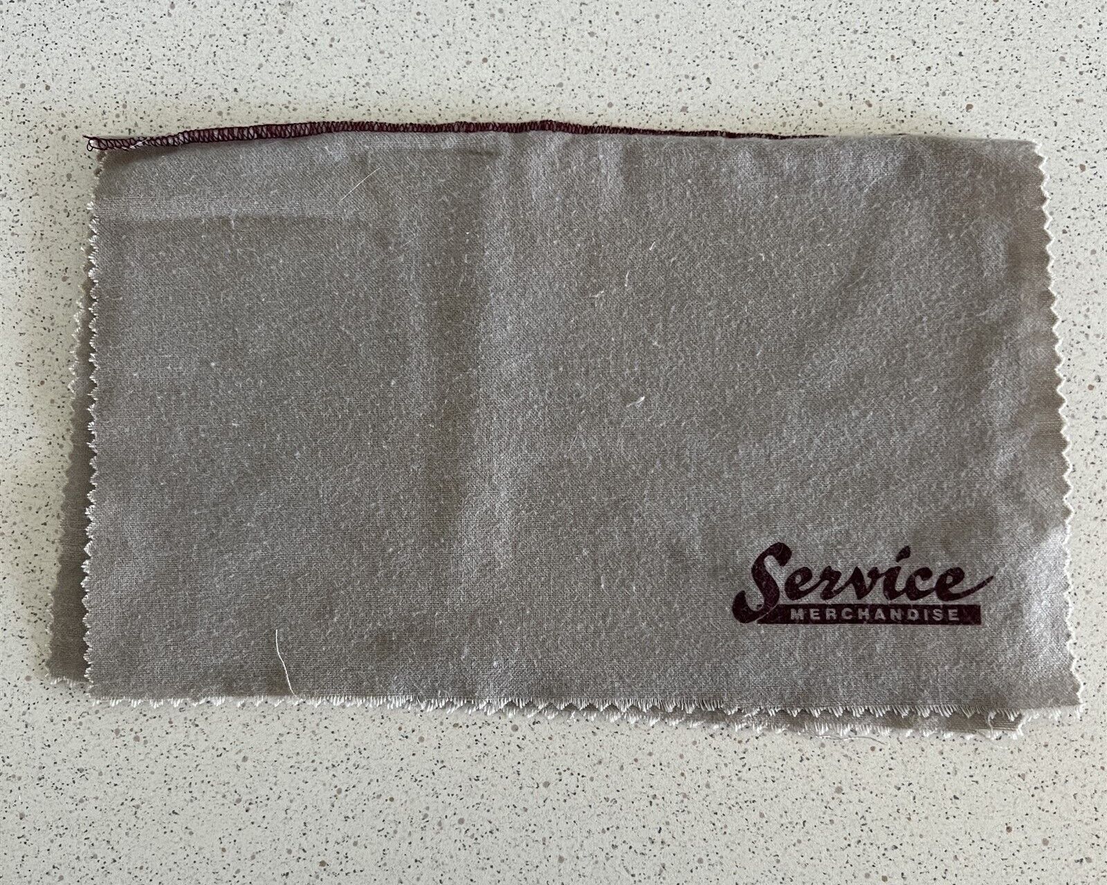 Vintage Service Merchandise Department Store Jewelry Polishing Cloth 