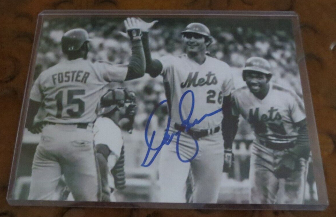 Dave Kingman DH MLB signed autographed photo New York Mets 442 HR Sky King Kong