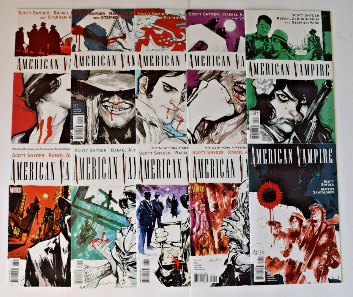 AMERICAN VAMPIRE 34 ISSUE COMPLETE SET 1-34 (2010) DC/VERTIGO COMICS