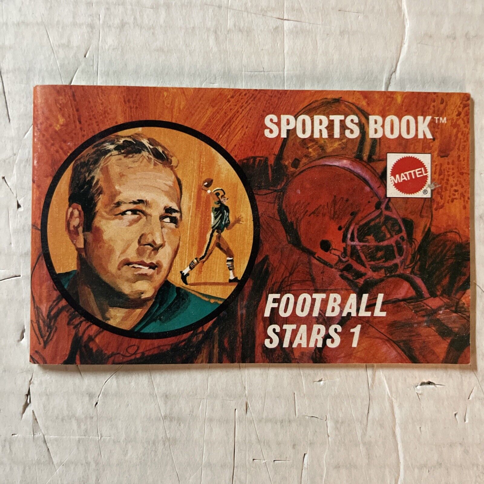 1969 Mattel Instant Replay Football Stars 1 Sports Book Booklet