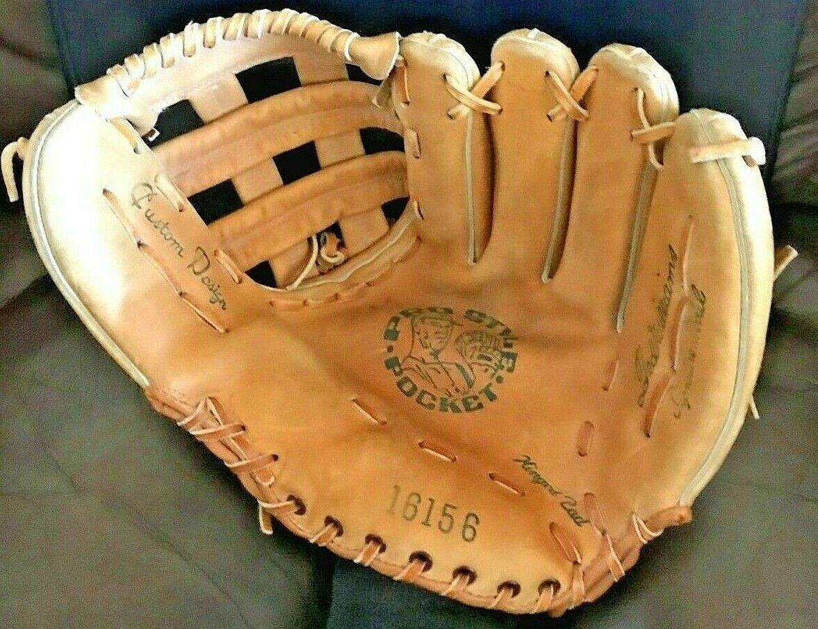 TED WILLIAMS VINTAGE BASEBALL GLOVE 1960s GOOD CONDITION  MODEL  #16156 Rare