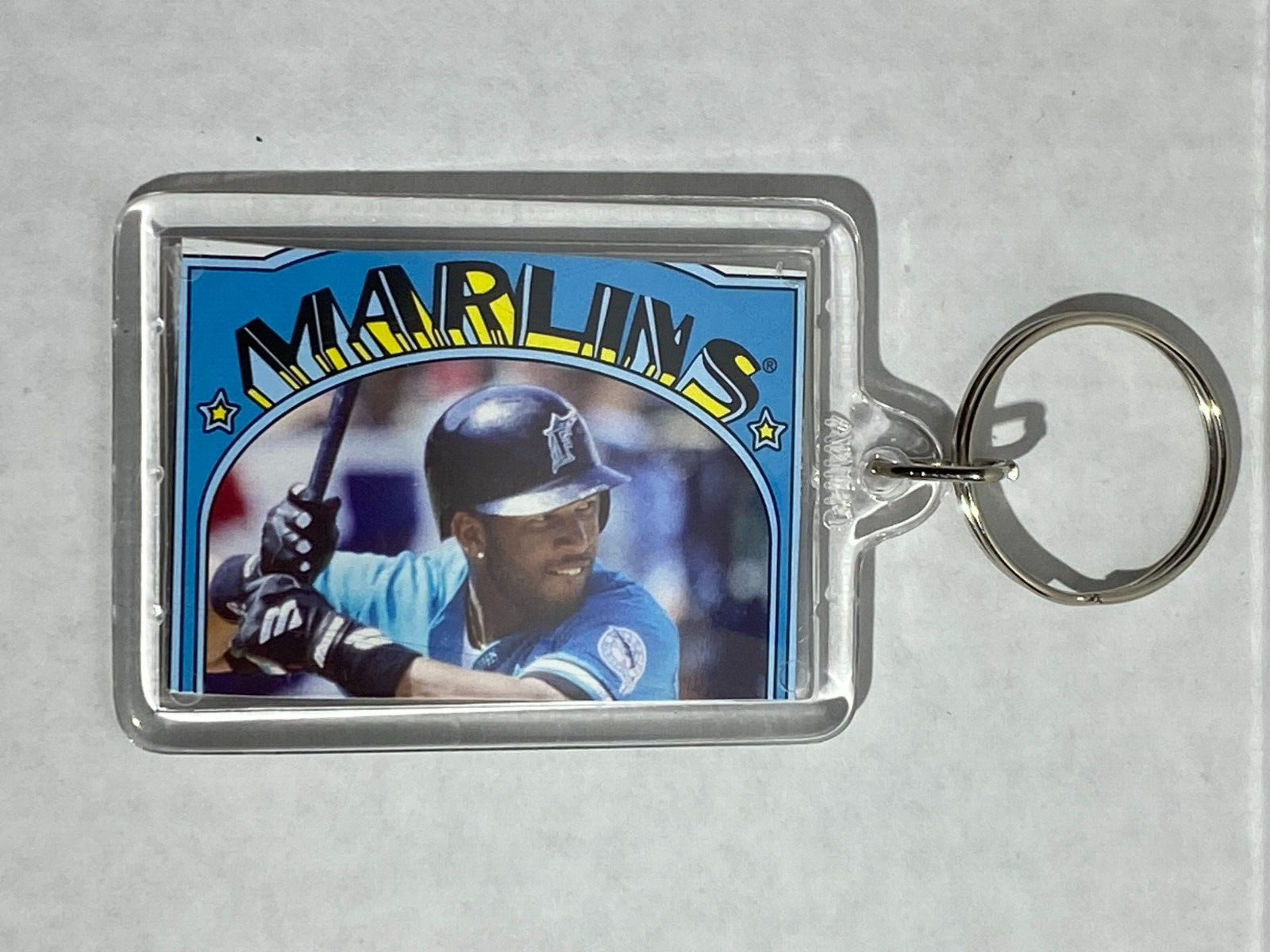 Florida Marlins custom key chain Baseball