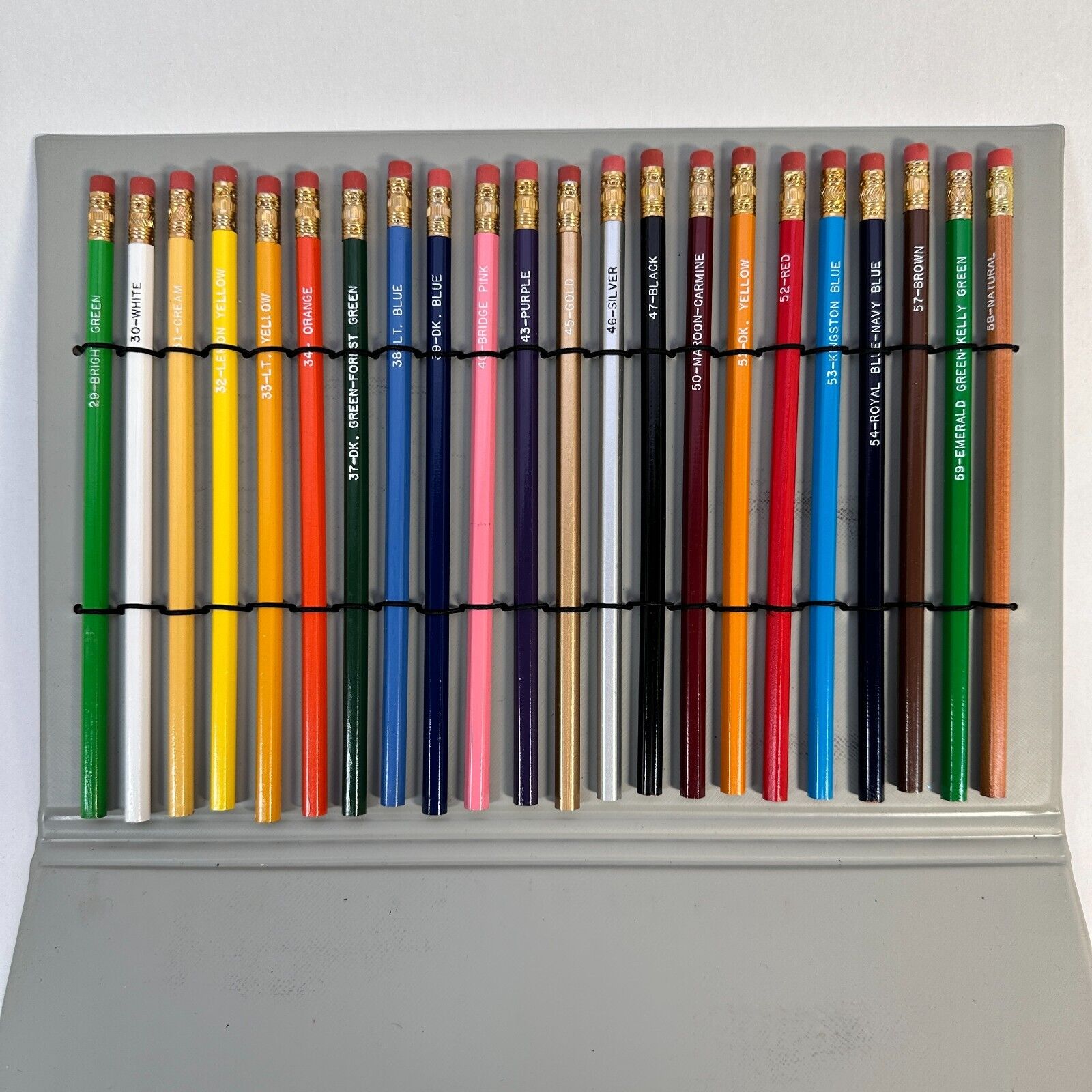 Lot Vintage Pencils 1970s -1980s Salesman Sample 22 count, ALL ORIGINAL PENCILS