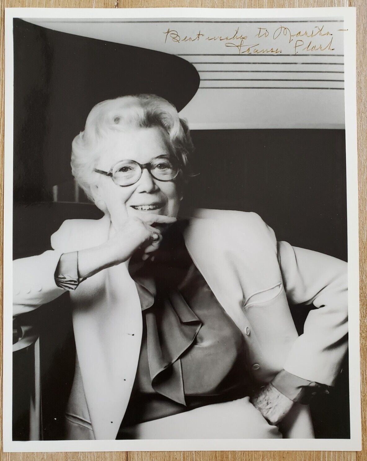 FRANCES CLARK Signed Vintage Photo Pianist Pedagogue Academic Author 1905-1998